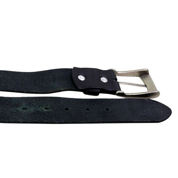 Levi's SADDLE BLACK GENUINE LEATHER 1 1/2"Wd DRESS CASUAL MEN'S BELT Sz 40 (47D - Picture 13 of 13